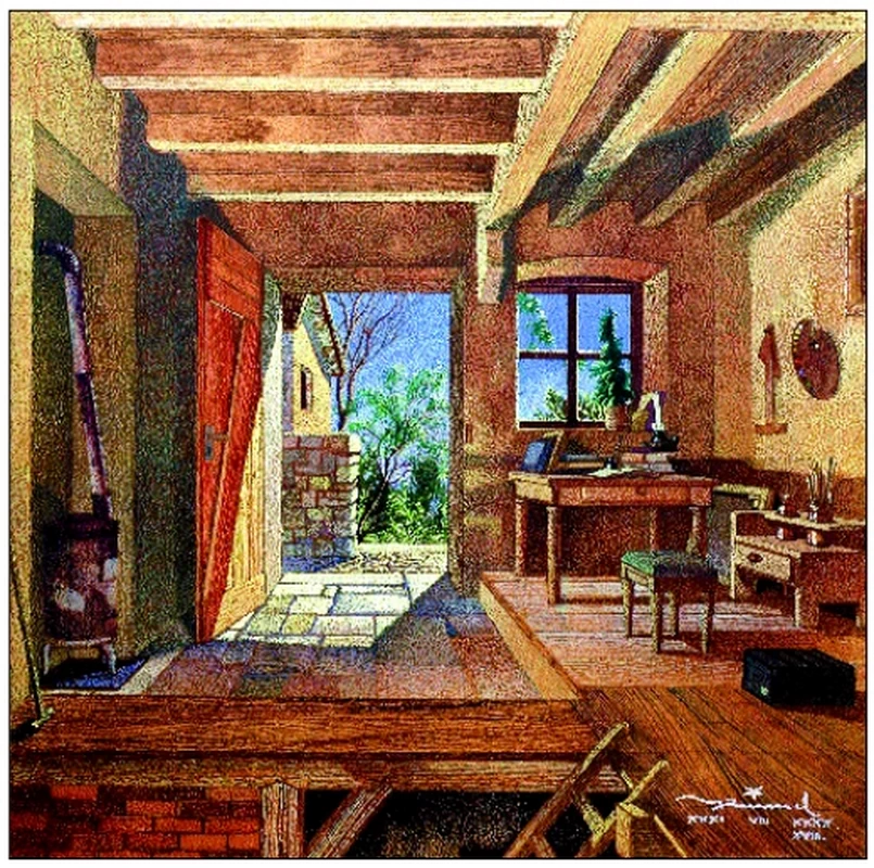 Studio di pittore, 1940